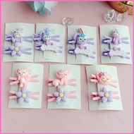 YT4 LinaBell StellaLou Cartoon X-word hair clip bobby pin hairpin cartoon holiday Headdress Women Ha