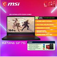 MSI Katana GF76 12UDO-224MY Gaming Laptop i7|17.3|16GB|512GB|W11H|MOHS