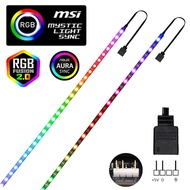 WS2812b RGB LED Strip 5V 3 Pin แอดเดรส LED Headers PC สำหรับ ASUS AURA Sync/msi Mystic Light Sync/gi