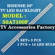 in stock 50A7100F HISENSE 50" LED TV BACKLIGHT (LAMPU TV) HISENSE 50 INCH LED TV BACKLIGHT 50A7100