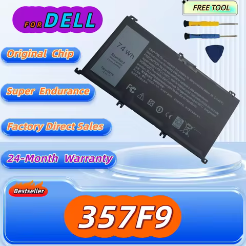 357F9 Battery For DELL Inspiron 15 Gaming 5576 5577 7566 7567 7000 7557 7559 P65F P57F P65F001 P57F0