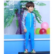 S1120117P BLUE CHILDREN SWIMSUIT ( 3Y-8Y )