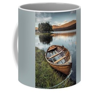 Loch Awe Moored on Loch Awe Coffee Mug