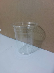 Set 100 cái Ly nhựa PET 500ml - 16oz UKP (Loại dày Nắp 98mm)