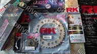 RK製品情報:CRF300L CRF 300RALLY rk 前齒+後齒+ 鏈條套組 專用 總代理/原廠貨~