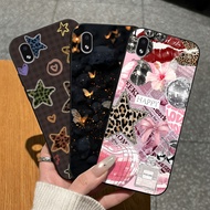 For Samsung Galaxy A01 Core M01 Core A3 Core Phone Case Fashion Star Casing Matte Durable Black Phon