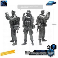 1/35Resin Figurines Modern U.S. Army Special Forces Soldier Photo Status B-12