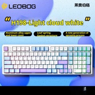 [Hot] leomarsh hi98 mechanical keyboard aluminum alloy wired gasket RGB 98% 101keys hot swap PBT key
