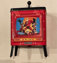罕有 日版The Incredibles Vintage TV Candy Jar d超人特攻隊 懷舊電視機糖果罐 盒 Pixar Animation Studios 彼思動畫製作室 迪士尼 Disney