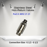 Part #: 4892 21 21 Parker Legris Stainless Steel Non-Return Valves Male BSPP-Female BSPP G1/2 Thread