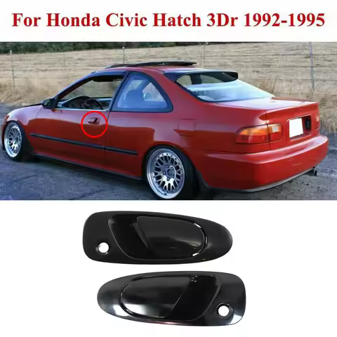 1/2Pcs Car Front Door Handle Exterior Door Handles 72140-SR3-013 72180-SR3-013 For Honda Civic 92-95