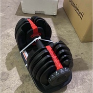 01 Tạ tay điều chỉnh  Dumbell  Cao Cấp 24kg( Có Khay Đựng) - Ảnh thật Shop chụp