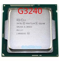 CPU  Intel® Pentium® G3240 (แคช 3M, 3.10 GHz) บอร์ด 1150 มือสอง  ไม่มีพัดลม