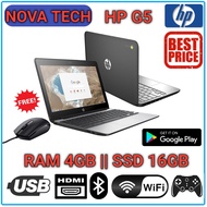 HP Chromebook 11 G5 11.6" RAM 4GB 16GB eMMC Celeron® N3060 1.6GHz ChromeOS Gray STUDENTS LAPTOP