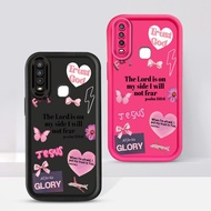 Label Bowknot Heart Phone Case For VIVO Y17 Y11 Y15 Y12 Y12i Y3S 1901 1902 1904 Y17S Y16 Y15S Y15A Y