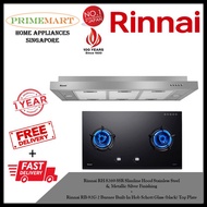 Rinnai RH-S269-SSR-T Slimline Hood + Rinnai RB-92G 2 Burner Built-in Hob *BUNDLE DEAL - FREE DELIVERY