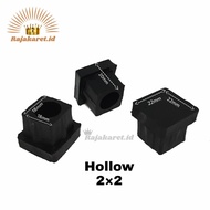 Plastik Hollow Holo 2×2 cm / 20x20 mm Kaki Kursi Meja Tutup Besi Holo