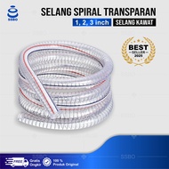 SELANG BENING KAWAT SPIRAL 1 2 3 INCH PERMETER SPRING HOSE BAHAN PVC PREMIUM TERLARIS COD