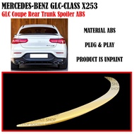 MERCEDES-BENZ GLC-CLASS X253 GLC COUPE REAR TRUNK SPOILER ABS SKIRT LIP BODYKIT