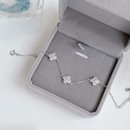 AG1 BUTTERCREAM Joan 925 Sterling Silver Clover with Simulant Zirconia Bracelet