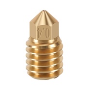 【Exclusive Discount】 For Bambu X1 P1P Brass nozzles 500℃ hard steel Nozzle for 1.75mm Filament 0.4-1