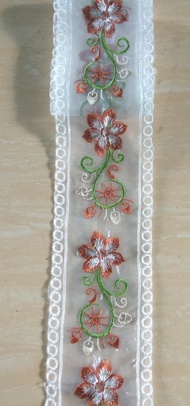 renda pinggiran meteran bordir tempel mewah 002