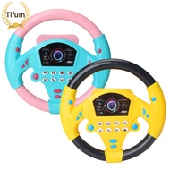 Tifum Hot Sales Steering Wheel Toys Children Simulation Copilots Steering Wheel Educational Toys Life Skills Training Gift