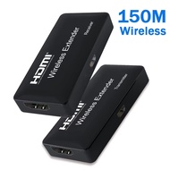 150M Wireless HDMI Extender Video Transmitter & Receiver HDMI WiFi Extender Support 1 TX to 4 RX for