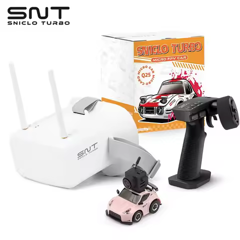 SNT 1/100 Q25-370Z FPV RC Car RTR Version with Goggles Micro RC Desk Race Table Car Remote Control C