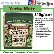 Mate Factor, Organic Yerba Mate Tea, Loose Herb Tea, Fresh Green 340g once a day shop