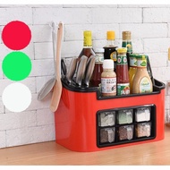 Multifunctional Kitchen Storage Organizer Set Bekas Rempah Ratus