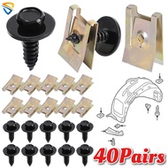U-shape Nut Hex Self-tapping Screw Clips for BMW Under Engine Undertray Shield Guard Bolts Screws Au