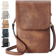 Women's Leather Small Cell Phone Crossbody Bag Designer Phone Bag Wallet Wallet Adjustable Shoulder 