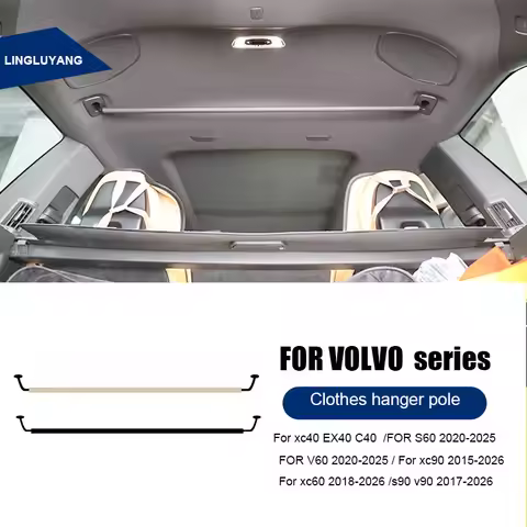Suitable for Volvo Clothes Hanger Pole Hook V60 V90C XC60 XC40 V40 C40 EX30 XC90 S90 S60 Car Decorat