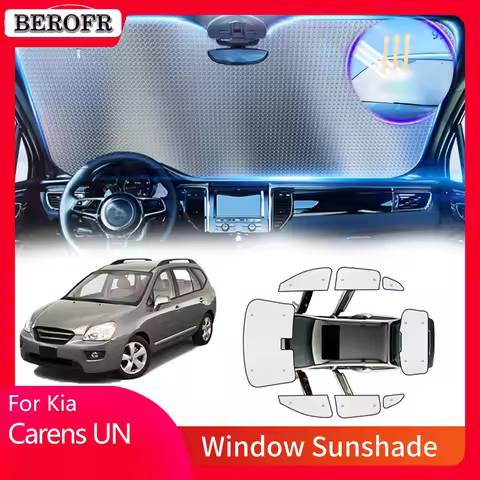 Full Cover Sunshades for Kia Carens UN Rondo 7 2007~2011 Front Side Window Visor Mat Sun Protecti Wi