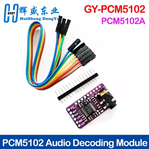 PCM5102A Interface I2S DAC Decoder GY-PCM5102 I2S Player Module For Raspberry Pi PHAT Format Board D