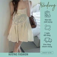 Huong fashion two-piece stuffed dress