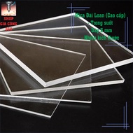 5mm transparent mica sheet: 10x10, 10x15, 15x15, 15x20, 15x25 cm, Taiwanese product (high quality), 