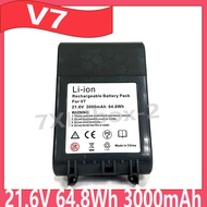 V7 21.6V 64.8Wh 3000mAh Rechargeable Battery For Dyson V7 Motorhead V7 Vacuum Cleaner Replacement Po