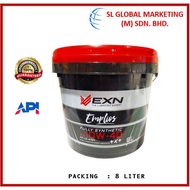 EXN ENGINE OIL -  EMPLIOS 4X4 SAE 10W-40 API CK-4/SN FULLY SYNTHETIC - 8 LITER - MINYAK ENJIN KENDER