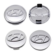 ZR For 4pcs Car Wheel Center Hub Caps Cover Auto Emblem Badge Wheel Rim Hub Cap Trim Car Care Accessories Fits For Hyundai Getz Matrix Elantra Accent Sonata Atos Tucson Starex Excel Ioniq Trajet Veloster Atoz Trajet Avante I10 I20 I30 Ix35 Genesis