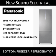 NEW Panasonic NR-BX460XSSG Premium Bottom Freezer Refrigerator (450L) | 1 + 12 Years Local Warranty