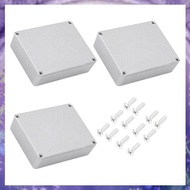 [r3jylk02.vn] 3PCS 1590BB Guitar Pedal Enclosure Aluminum Diecast Stomp Box Case Toggle Switch Box 1
