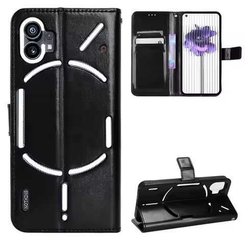 Flip Case For Nothing Phone 1 One Phone1 (1) Wallet Magnetic Luxury Leather Cover For Nothing Phone