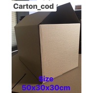 Carton box size 50x30x30cm