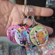 ISI 100 pcs GANTUNGAN KUNCI BOBA KALENG BULAT  GANTUNGAN KUNCI VIRAL souvenir hadiah sovenir pernika