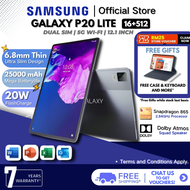 2023 5G Tablet Samsung Galaxy P20 12 Inch Tablet 16GB+512GB Learning Tablet for Online Classroom HD Tablet Android