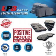 LPB BRAKE PAD PERODUA KELISA MYVI BEZZA AXIA ALZA VIVA MYVI LAGI BEST MYVI D20N DISC BRAKE  PAD