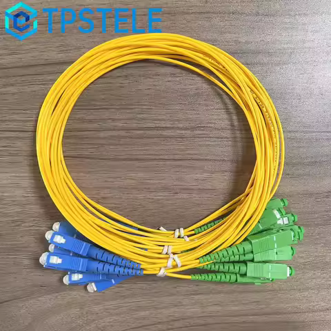SC/APC SC/UPC Fiber Optic Patch Cord, 0.5/1/2/3/5 Meter, SM OS2 G652D 9/125um, Simplex 2.0mm Tight B