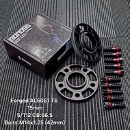 Wheel Spacer 15mm 5/112 CB:66.5 Bolts:M14x1.25  - Bonoss Spacer Kit